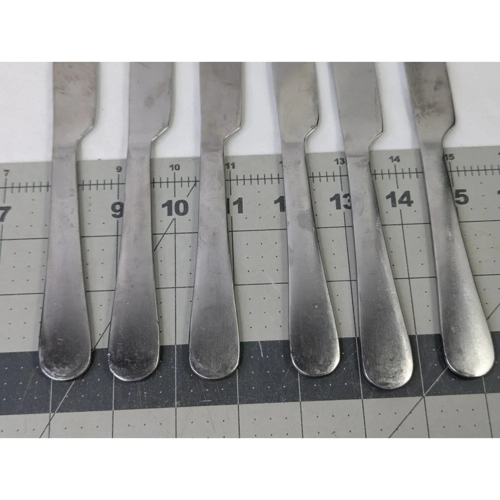 Mikasa‎ Gourmet Basics Satin Butter Knives Lot of 6 Knife